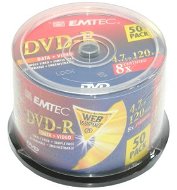 DVD-R médium EMTEC Fantastic Security 4.7GB, 8x speed, balení 50ks cakebox - -
