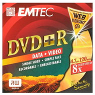 DVD+R médium EMTEC Fantastic Security 4.7GB, 8x speed, balení v krabičce - -
