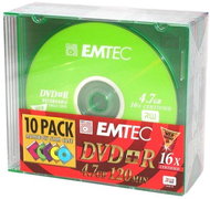 EMTEC DVD+R COLOUR 10pcs in SLIM box - Media