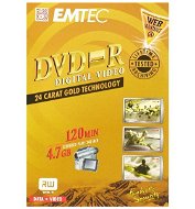 DVD-R médium EMTEC 24 Carat Gold - -