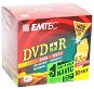 DVD+R média EMTEC Fantastic Security 10ks + DVD+R médium 24 Carat Gold Technology 1ks 4.7GB, 4x spee - -