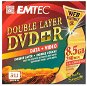 DVD+R Dual Layer médium EMTEC Fantastic Security 8.5GB, 2,4x speed, balení v krabičce - -
