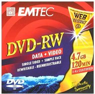 EMTEC DVD-RW Fantastic Security 10pcs in jewel box - Media