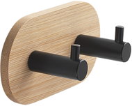GEDY BAMBOOM lepicí, bambus/kov, hnědý/černý 1127 - Bathroom Hook