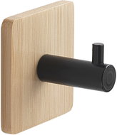 GEDY BAMBOOM lepicí, bambus/kov, hnědý/černý 1226 - Bathroom Hook
