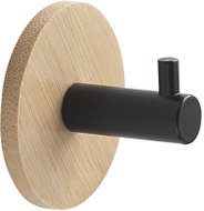 GEDY BAMBOOM lepicí, bambus/kov, hnědý/černý 1126 - Bathroom Hook