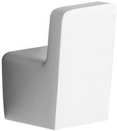AQUALINE na hmoždinku kov, stříbrný UN82025C - Bathroom Hook