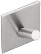 SAPHO Adhesive, Metal, Silver 31201 - Bathroom Hook