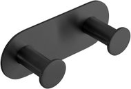 SAPHO X-ROUND lepicí, kov, černý XR220B - Bathroom Hook