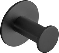 SAPHO X-ROUND lepicí, kov, černý XR219B - Bathroom Hook