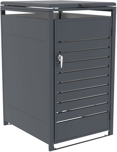 G21 Bin shelter 68 × 117 × 80 cm, anthracite - Bin Shed - Main image