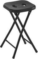 GEDY load capacity 100kg, steel/plastic, black CO7614 - Stool