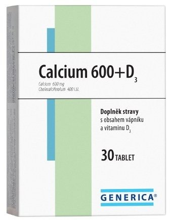 Calcium 600+D3 30 Tablets - Calcium - Main image