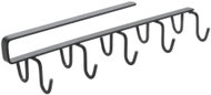 Metaltex METALEX Myhooks Lava Hanging Utensil Rail with 10 Hooks - Kitchen Holder