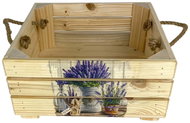 Genex Bedýnka OLA4-LEVANDULE mix 26 × 26 × 11 dřevěná - Úložný box