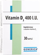 Vitamin D3 400 I.U.  30 Capsules - Vitamin D3