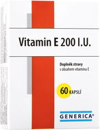 Generica Vitamin E 200 mg 60 kapslí - Vitamín E