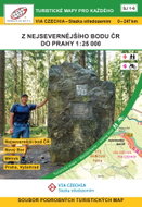 Via Czechia – Stezka středozemím, Z nejsevernějšího bodu ČR do Prahy, soubor map 1 : 25 000 - Kniha