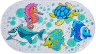 AQUALINE SEA Protiskluzová podložka, do vany, 69 × 39 cm, bílá 8532 - Non Slip Bath Mat