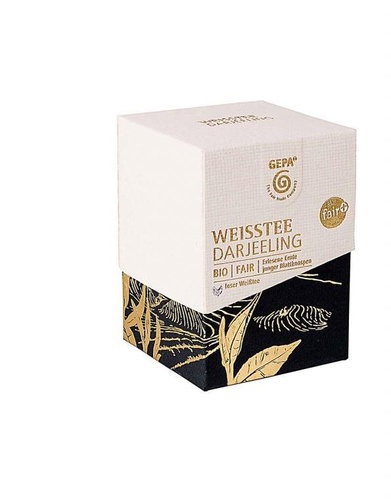 Gepa ORGANIC Fairtrade White Tea with Darjeeling, 75g - Tea - Main image