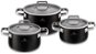 Gerlach PRIME BLACK Sada nádobí 6 ks - Cookware Set