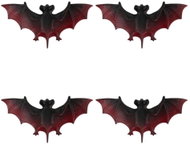 Verk Bat Halloween 4 pcs - Costume Accessory
