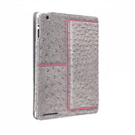 Case-mate iPad 2 Venture Case Faux Ostrich Leather Grey - Tablet Case