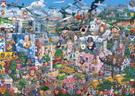 GIBSONS puzzle I love England 1000 pieces - Jigsaw Puzzle