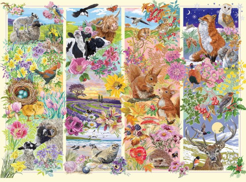GIBSONS puzzle Roční období 1000 dílků - Puzzle - Hlavní obrázek