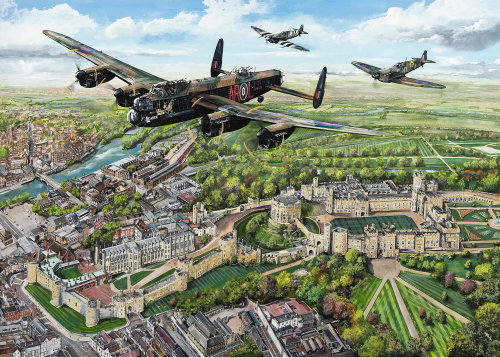 GIBSONS Puzzle Flyover Windsor XL 250 pieces - Jigsaw Puzzle - Main image