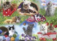 GIBSONS puzzle Skládáme spolu Kočky 12 dílků - Puzzle