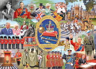 GIBSONS puzzle Coronation of the King 1000 pieces - Jigsaw Puzzle