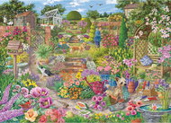 GIBSONS puzzle Blooming Garden 1000 pieces - Jigsaw Puzzle