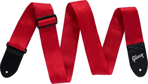 Gibson ASBELT-RED The Seatbelt, Red - Guitar Strap - Main image