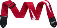 Gibson ASBOLT-RED The Lightning Bolt Seatbelt, Red - Guitar Strap