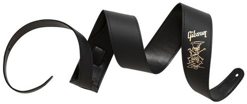 Gibson AS-SLSH-GLD Slash Premium Leather Guitar Strap, Gold - Guitar Strap - Main image