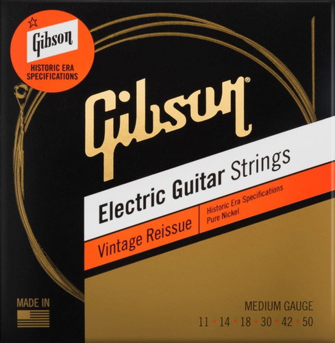 Gibson SEG-HVR11 Vintage Reissue Electric Guitar Strings 11-50 Medium - Strings - Main image