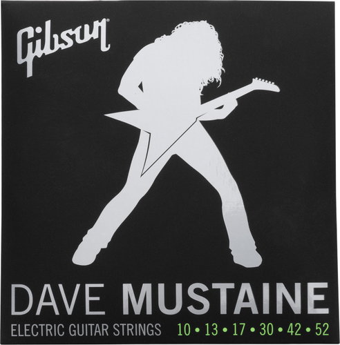 Gibson SEG-DM10 Dave Mustaine Signature Electric Guitar Strings, 10-52 - Strings - Main image