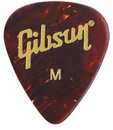 Gibson APRT12-74M Tortoise Picks, 12 Pack, Medium - Plectrum