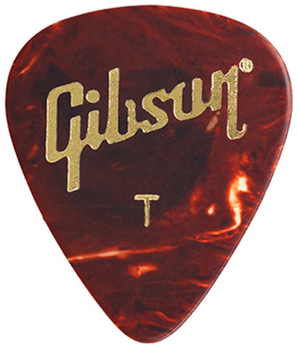 Gibson APRT12-74T Tortoise Shell Picks, 12 Pack, Thin - Plectrum - Main image