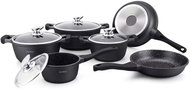 GiftyCity Royalty dinnerware set, 10 pcs, black - Kitchenware Set