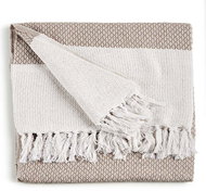 Giftdecor Cotton bedspread, 130 × 160 cm, beige - Bed Cover