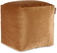 Giftdecor Velvet stool, 30 × 30 cm, orange - Ottoman
