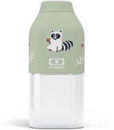 MonBento Positive S Green Racoon, 330 ml, zelená - Fľaša na vodu