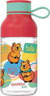 Láhev na pití pro děti Quokka Ice Kids s poutkem happy  - Láhev na pití pro děti