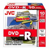 JVC DVD-R Photo Grade Printable 4.7GB 16x 10ks slim box - Media