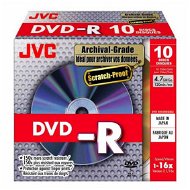 JVC DVD-R Archival Scratch-Proof 4.7GB 16x 10ks slim box - Media