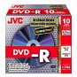 JVC DVD-R Archival Scratch-Proof 4.7GB 16x, 10ks slim box - Médium