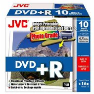 JVC DVD+R Photo Grade Printable 4.7GB 16x, 10ks slim box - Médium
