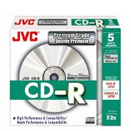 JVC CD-R Premium 700MB 52x, 5ks box - Médium